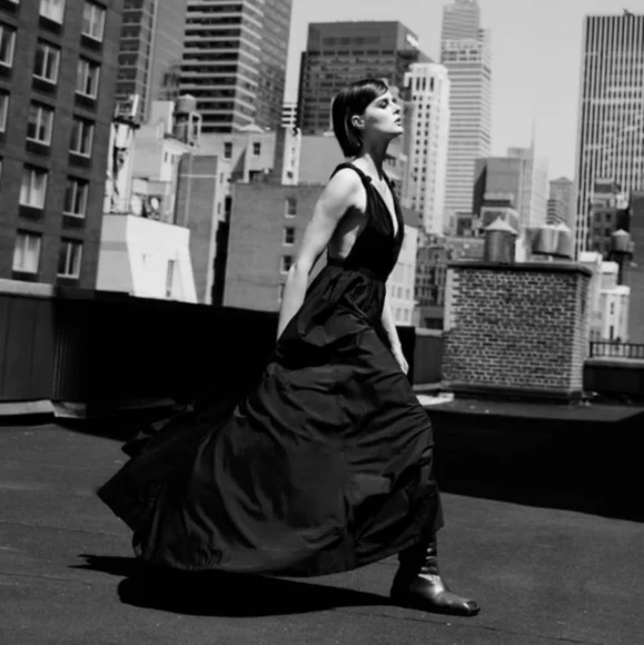 Zara Long Nylon Soft Dress Sz-XL - Picture 1 of 12